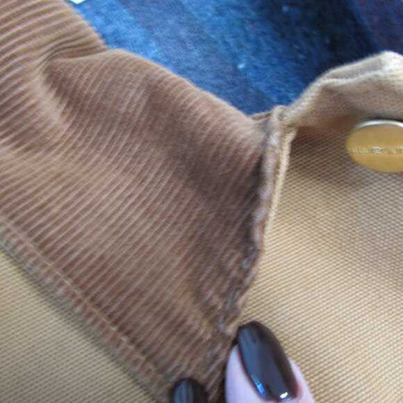 Mens Carhartt Chore Coat, Heavy Canvas Duck, Blanket Lined USA Made 48 Tall - Picture 6 of 12